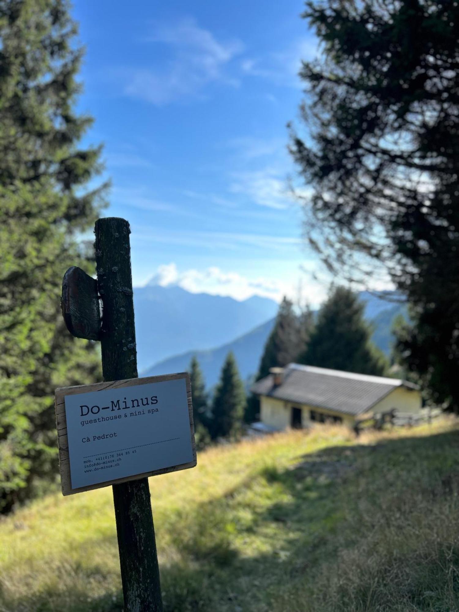 Do-Minus Boutique Home & Private Spa Ca Pedrot Mountain Cottage Monte Carasso Buitenkant foto